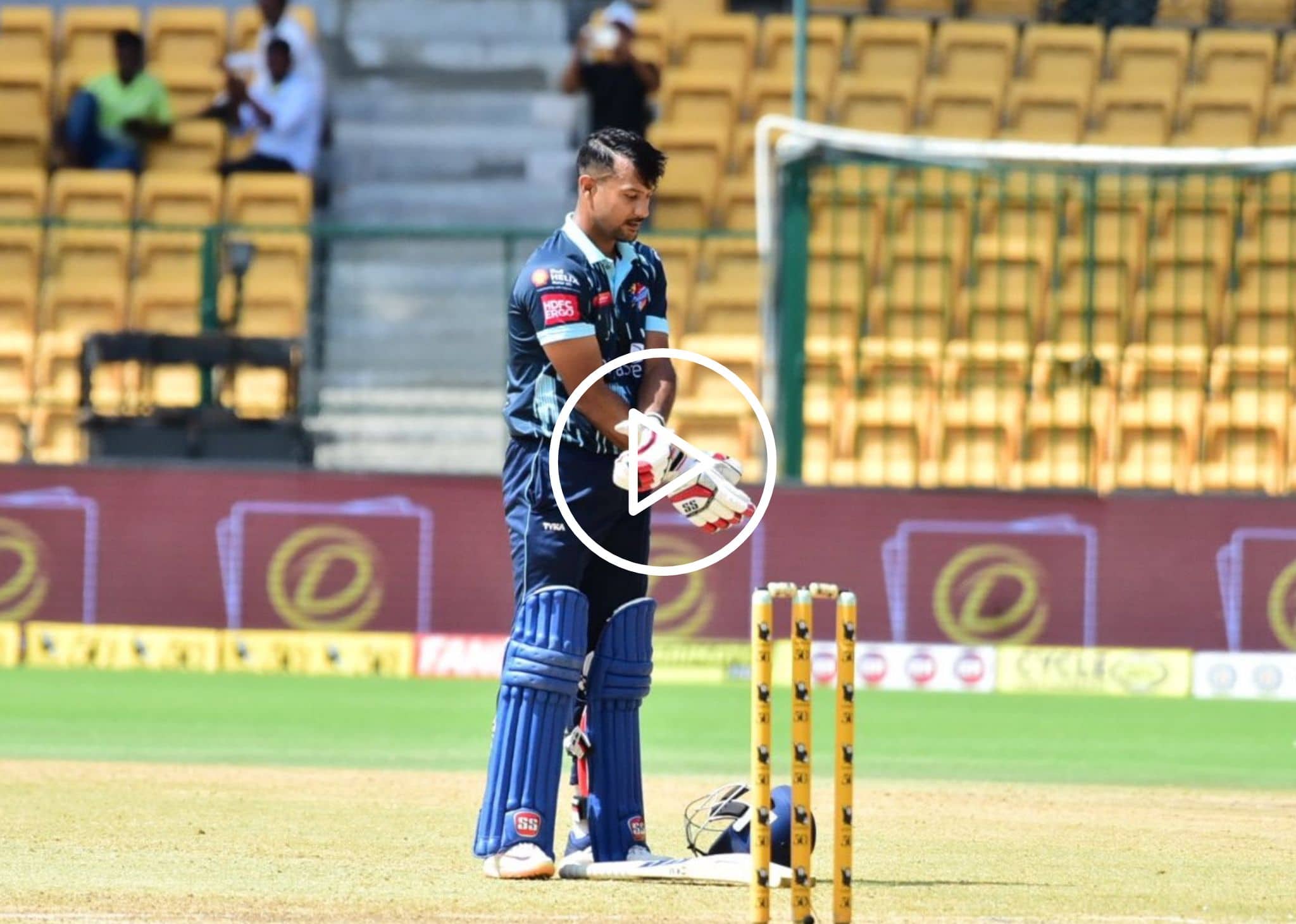 [Watch] Classy Mayank Agarwal Slams ‘Stunning’ Century in Maharaja Trophy T20